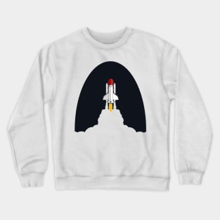 Space Launch V2 (Transparent Smoke) Crewneck Sweatshirt